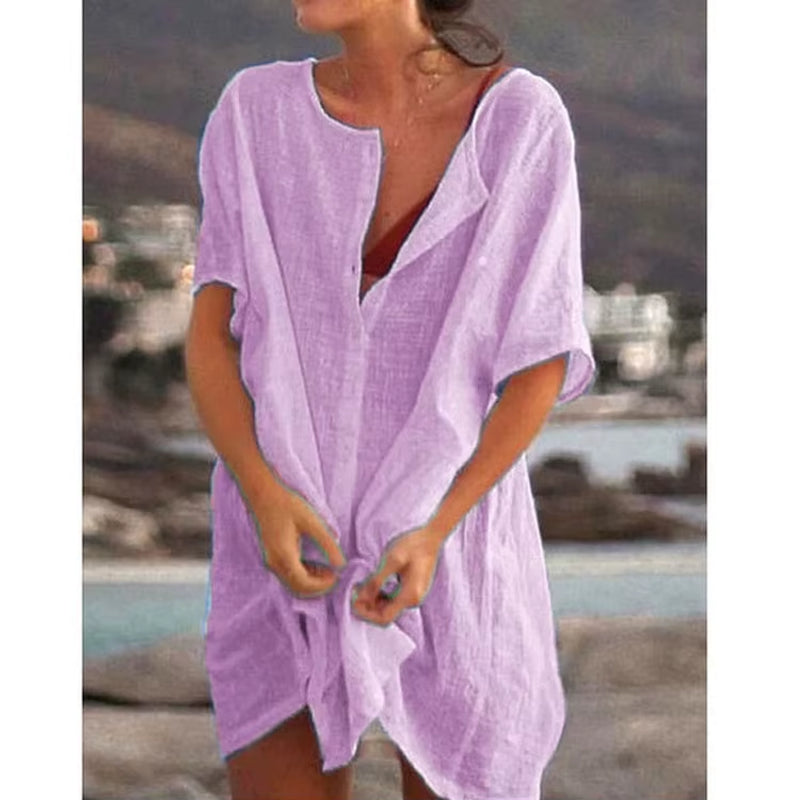 Women's Cotton Linen Blouse