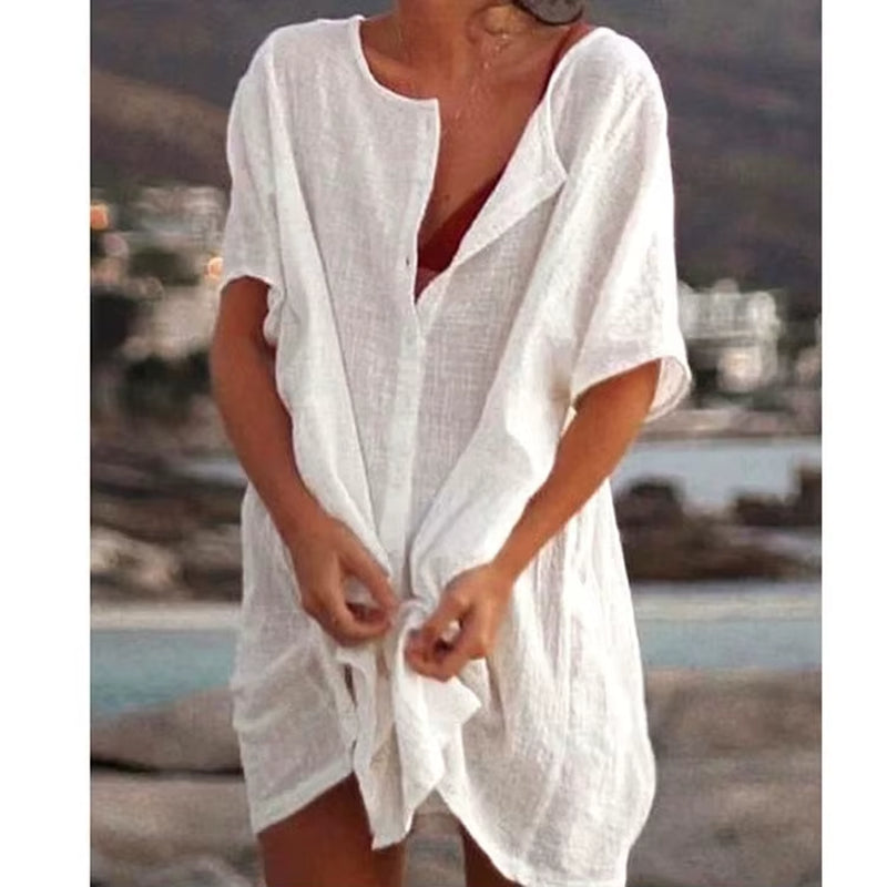 Women's Cotton Linen Blouse